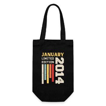 Janvier 2014 - Cadeau anniversaire Janvier 2014 - Sac à bouteille - noir - Devant