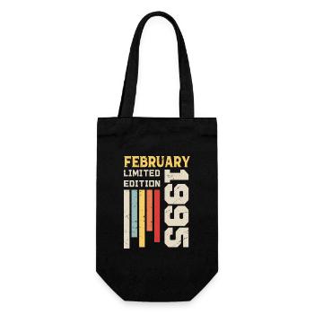 Février 1995 - Cadeau anniversaire Février 1995 - Sac à bouteille - noir - Devant
