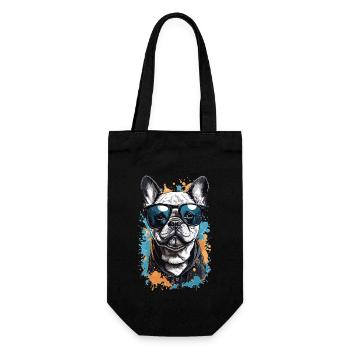 Cool Dog - Bouledogue français élégant - Sac à bouteille - noir - Devant
