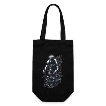 Cycliste, Graphique - Sac à bouteille - noir - Devant