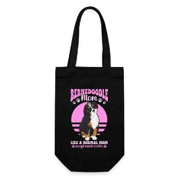 Chien Bernedoodle - Sac à bouteille - noir - Devant