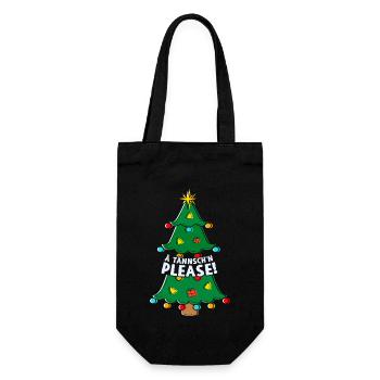 Ä Tännsch'n Please - Gift Bag for Bottles - black - Front