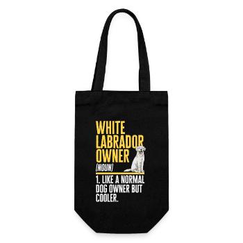 Labrador Retriever blanc Labrador Labrador blanc - Sac à bouteille - noir - Devant