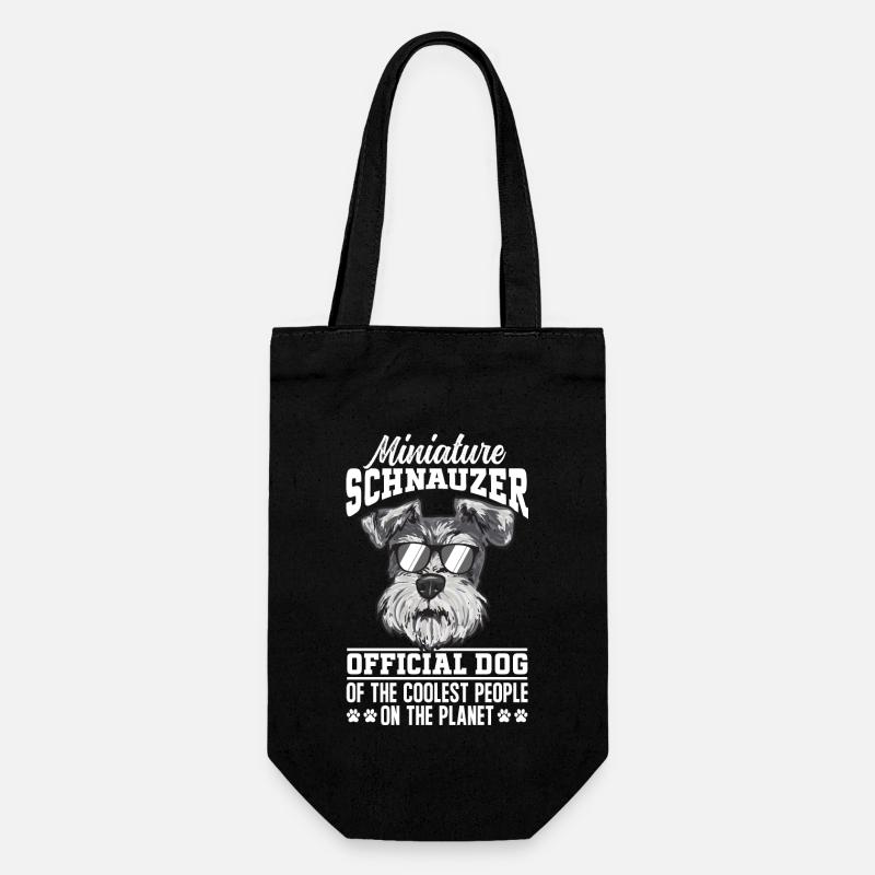 Schnauzer nain Chien Schnauzer - Sac à bouteille - noir
