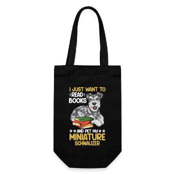 Schnauzer nain Chien Schnauzer - Sac à bouteille - noir - Devant