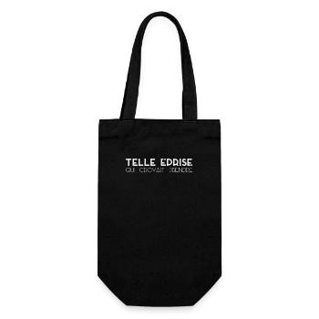 Telle éprise qui croyait prendre blanc - Sac à bouteille - noir - Devant