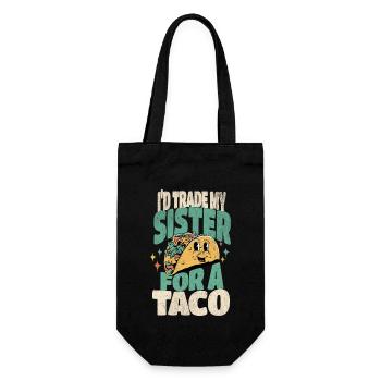 Taco - Gift Bag for Bottles - black - Front