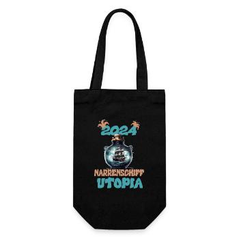 2024, Ship of Fools Utopia - Gift Bag for Bottles - black - Front