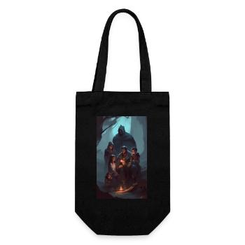 Contes familiaux de dark fantasy - Sac à bouteille - noir - Devant