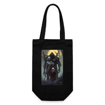 Portrait de famille dark fantasy - Sac à bouteille - noir - Devant