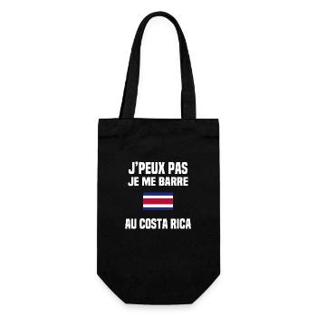 je me barre au Costa Rica - Sac à bouteille - noir - Devant