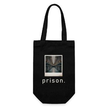 Ambiance de prison rétro Photo - Sac à bouteille - noir - Devant