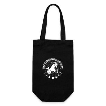 Grande Energie Capricorne - Astrologie Signe du Zodiaque - Sac à bouteille - noir - Devant