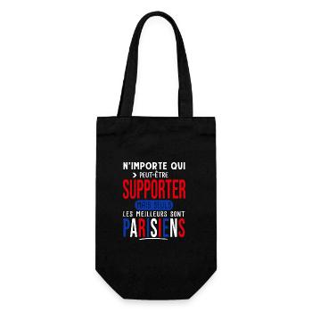 Paris Parisiens supporter football paris 75 - Sac à bouteille - noir - Devant