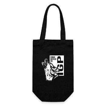 IGP German Shepherd Dog Dog Sport Dog Wilsigns - Gift Bag for Bottles - black - Front