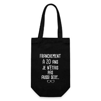 50 ans cadeau d anniversaire décennie - Sac à bouteille - noir - Devant