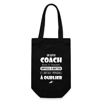 Super coach cadeau coach entrianeur équipe sport - Sac à bouteille - noir - Devant