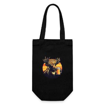 Moose Beer - Gift Bag for Bottles - black - Front