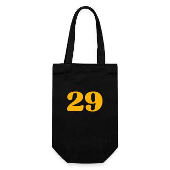29 - Gift Bag for Bottles - black - Front