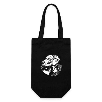 Braque de Weimar Portrait Chiens Chien Chiens De Chasse Wilsigns - Sac à bouteille - noir - Devant