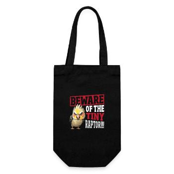Maman perroquet calopsitte amant - Sac à bouteille - noir - Devant
