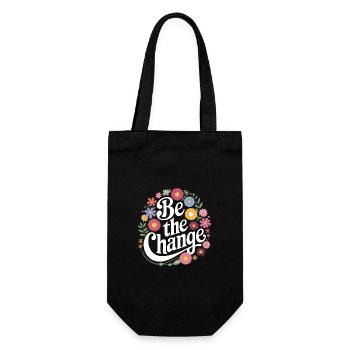 Altruisme Don désintéressé Donner d’école - Sac à bouteille - noir - Devant