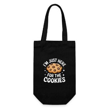 Cookies Cookie Biscuits Biscuits Chocolate - Gift Bag for Bottles - black - Front