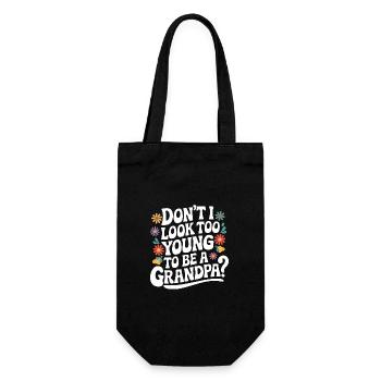 Papy Grand-père Famille Fête des pères - Sac à bouteille - noir - Devant