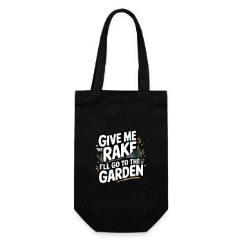 Gardener Garden Plants Gardening - Gift Bag for Bottles - black - Front