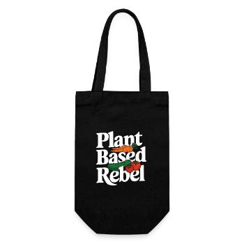 Vegetarian Vegan Veggie Vegetarian - Gift Bag for Bottles - black - Front