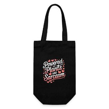 Vegetarian Vegan Veggie Vegetarian - Gift Bag for Bottles - black - Front