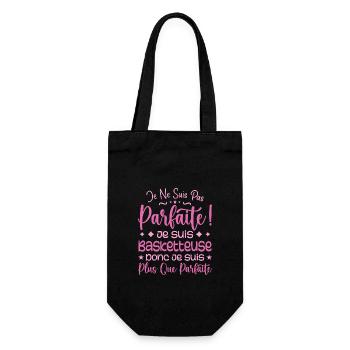 A more than perfect basketball player, a dream job - Gift Bag for Bottles - black - Front