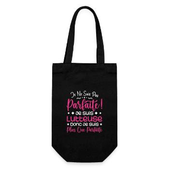 Une Lutteuse plus que parfaite, métier de rêve - Sac à bouteille - noir - Devant