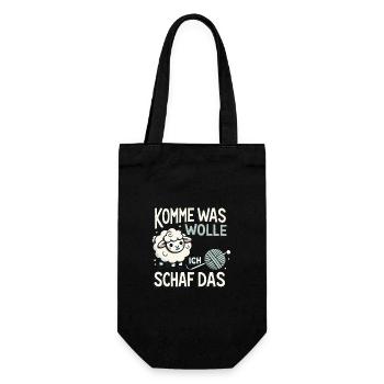 Viens qu’est-ce que je veux brebis ça - Sac à bouteille - noir - Devant