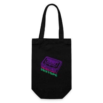 Generation Mixtape Kidcore Cassette Idée cadeau - Sac à bouteille - noir - Devant