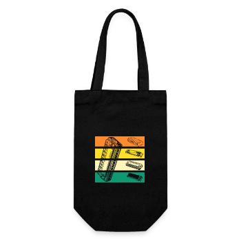 Harmonica Harmonica - Gift Bag for Bottles - black - Front
