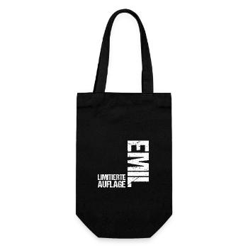 Emil - Geschenkbeutel für Flaschen - Schwarz - Vorne