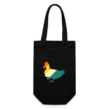 Ducks - Gift Bag for Bottles - black - Front