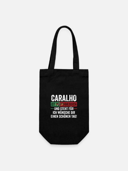 Portugiesen Portugal - Geschenkbeutel für Flaschen - Schwarz