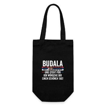 Serbian Serbian Serbia - Gift Bag for Bottles - black - Front