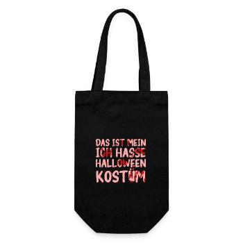 Je déteste le costume d’Halloween - Sac à bouteille - noir - Devant