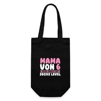 Maman de 6 enfants - Sac à bouteille - noir - Devant