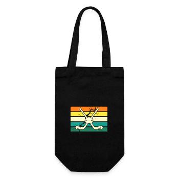 Hockey Players Hockey - Gift Bag for Bottles - black - Front