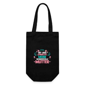 Mom Mother's Day Mom - Gift Bag for Bottles - black - Front