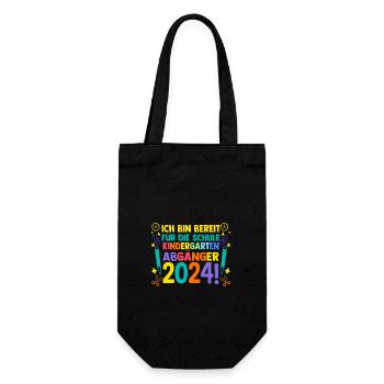 10th Grade School Child Back to School Kindergarten Kita - Gift Bag for Bottles - black - Front