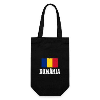 Romanians Romania - Gift Bag for Bottles - black - Front