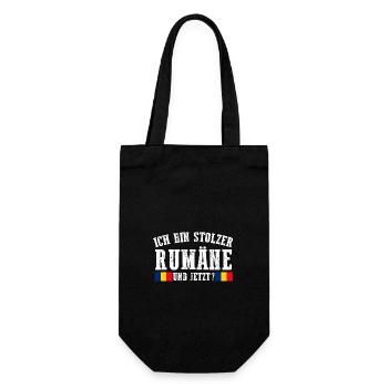 Romanian Romania Romania - Gift Bag for Bottles - black - Front