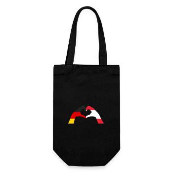 Austrians Germany Austria - Gift Bag for Bottles - black - Front
