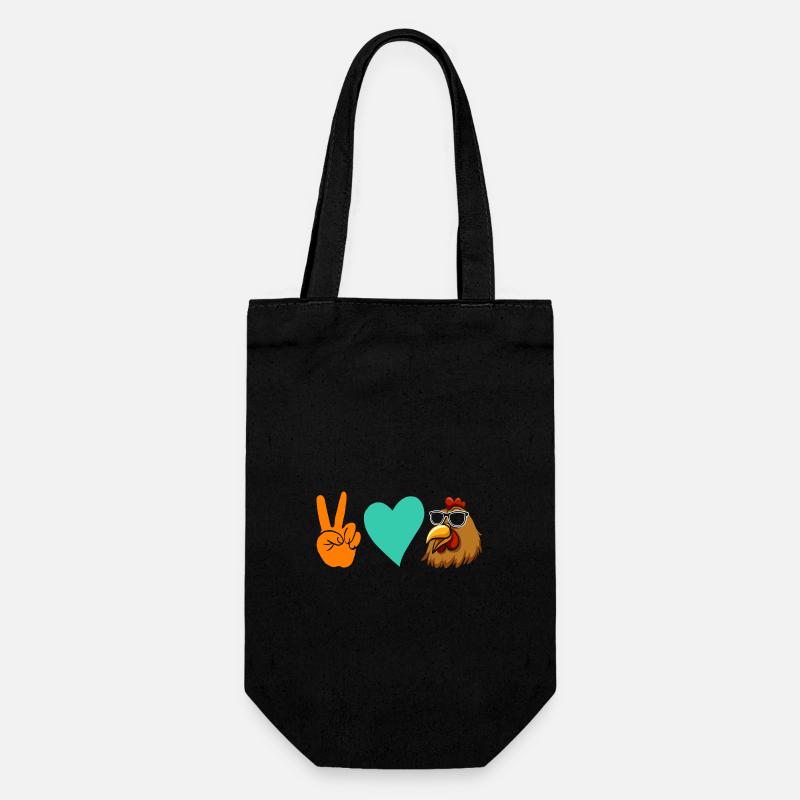 Poules Poule - Sac à bouteille - noir