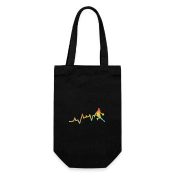 Basketball Players Evolution Basketball - Gift Bag for Bottles - black - Front